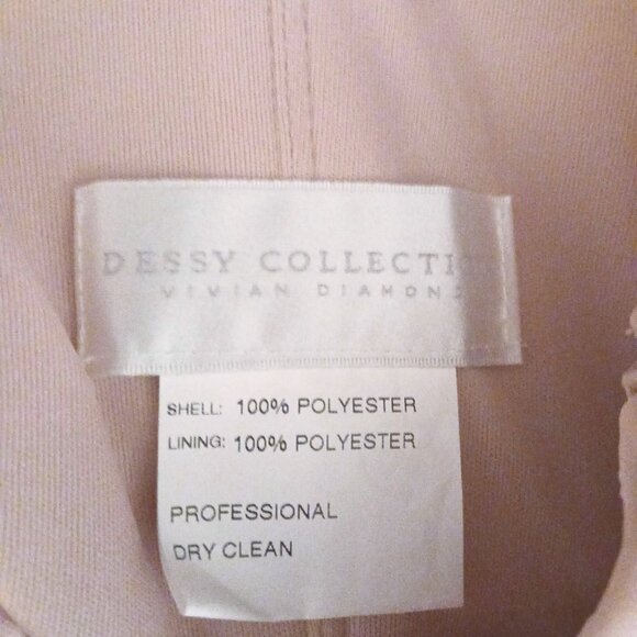 NEW Dessy Collection Strapless Chiffon Maxi Dress in Toasted Sugar, Size 6 - Picture 9 of 15